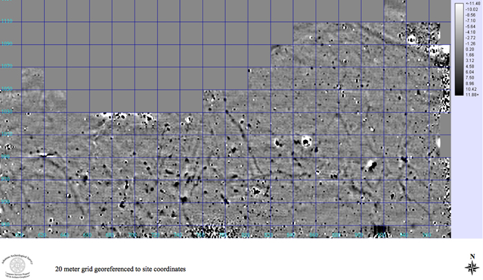 Image of south area gradiometry